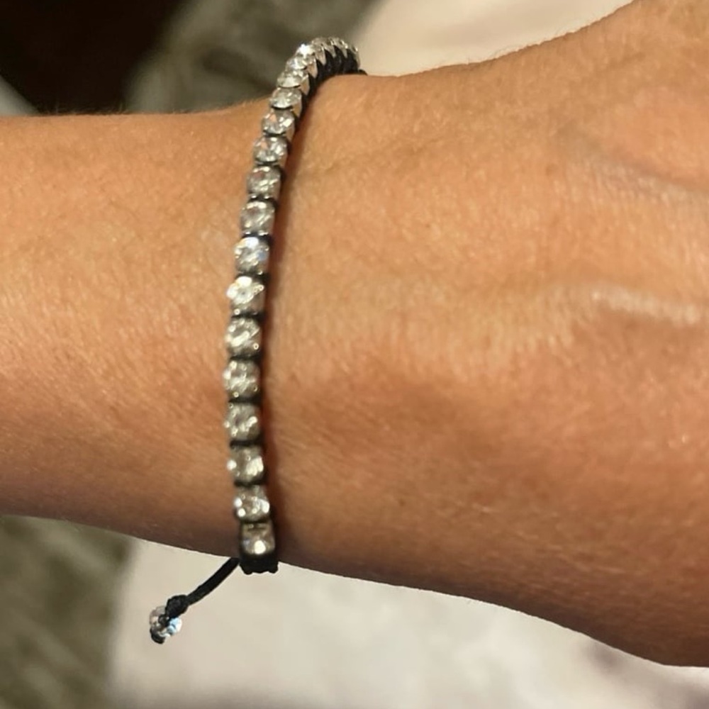 Elegant Silver Tennis Bracelet